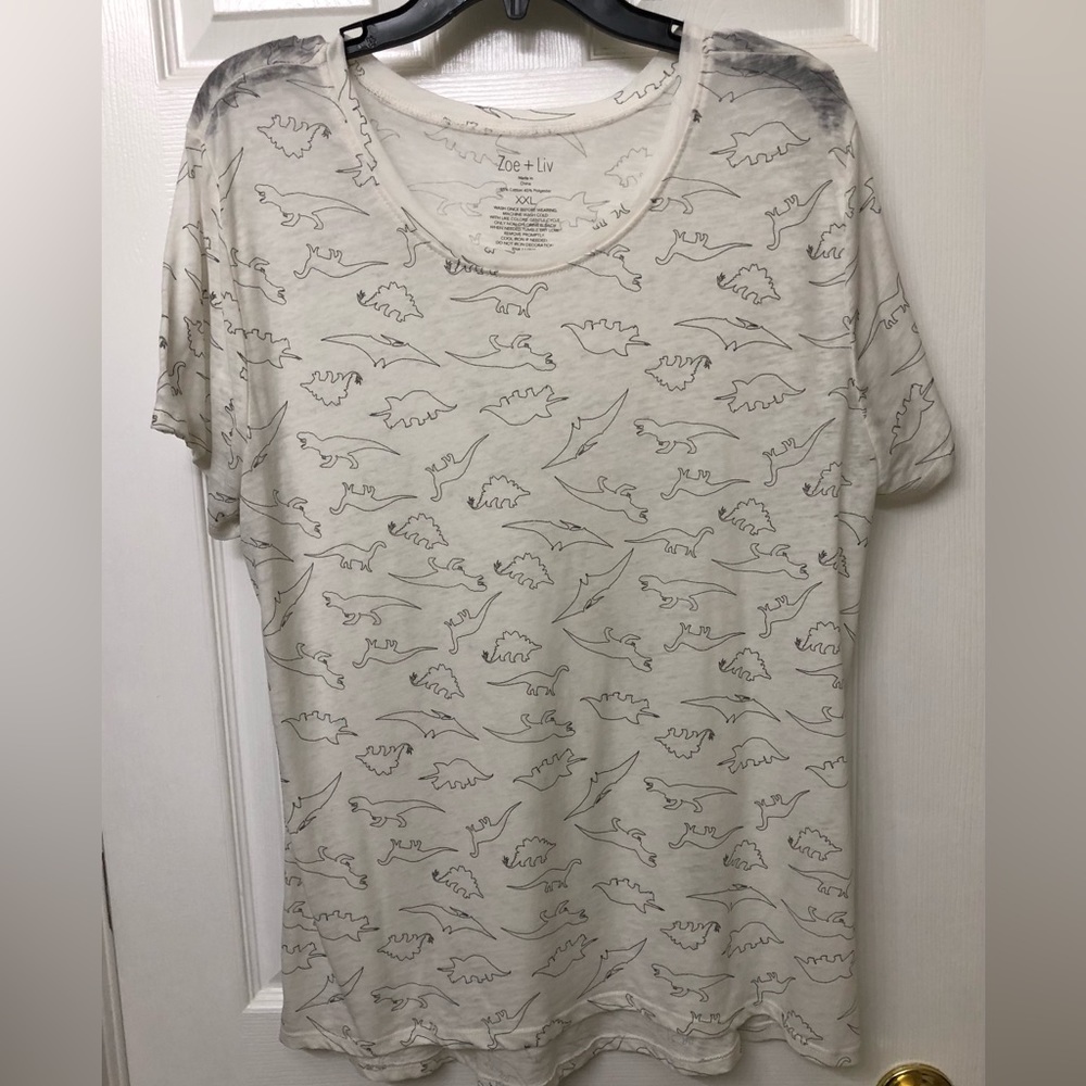 Zoe + Liv Dino Print Tee